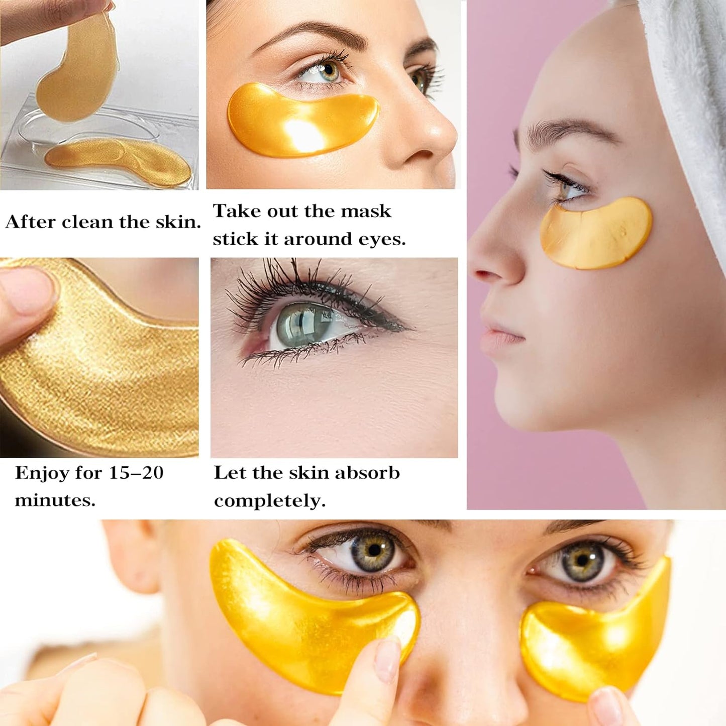 Age-Defying Eye: Collagen Mask Magic 2 Pairs