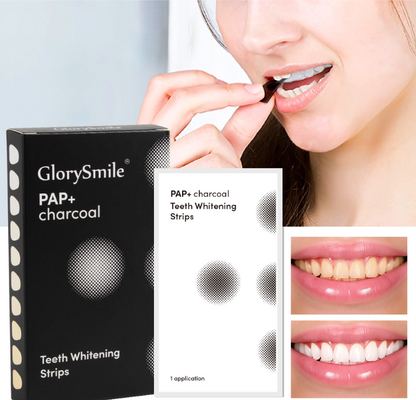 Charcoal Brilliance: Whitening Strips for a Dazzling Smile!