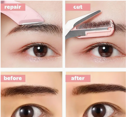 Sleek Brows: Precision Trimming Made Easy