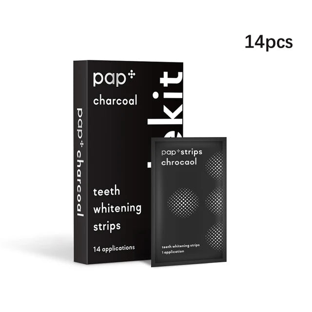 Charcoal Brilliance: Whitening Strips for a Dazzling Smile!