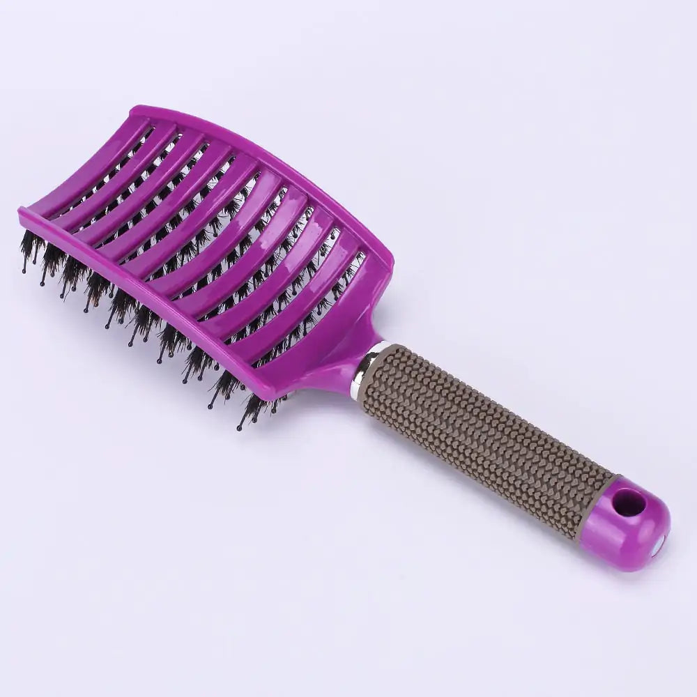 Gentle Care Hairbrush: Effortless Tangle-Free Styling