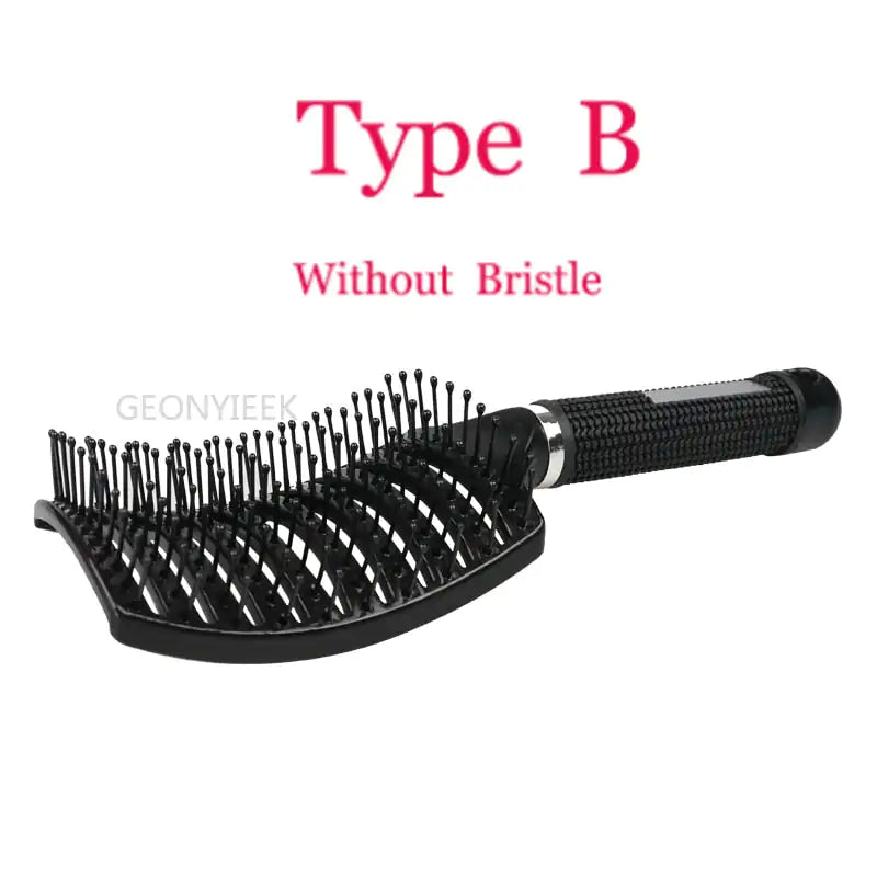 Gentle Care Hairbrush: Effortless Tangle-Free Styling